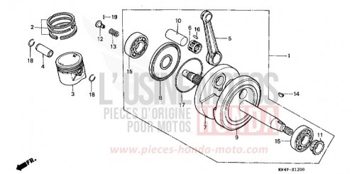 VILEBREQUIN/PISTON XR100R2 de 2002